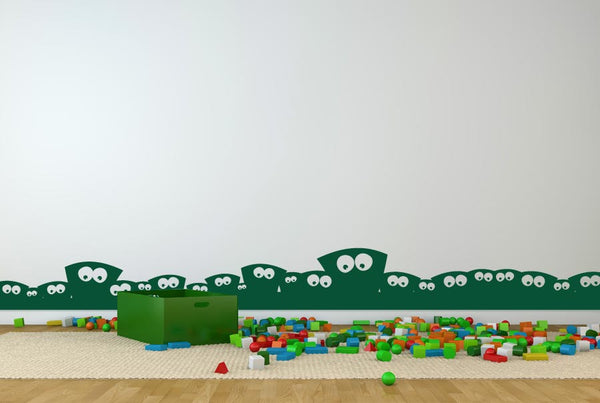 Monsters For Skirting Board Wall Sticker
