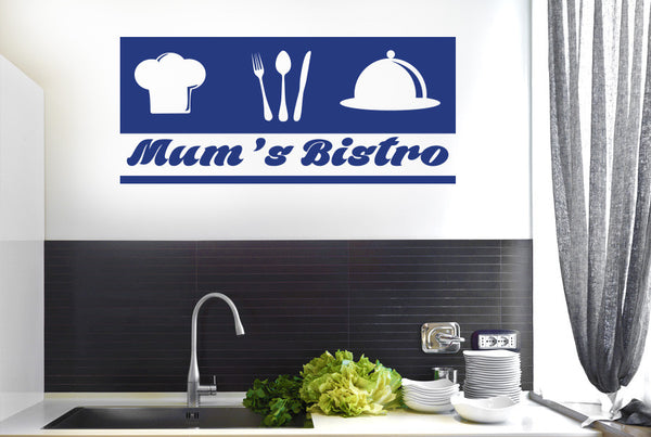 Mum’s Bistro Kitchen Sign Wall Sticker