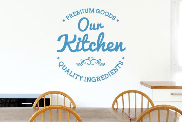 Our Kitchen Premium Ingredients Wall Sticker