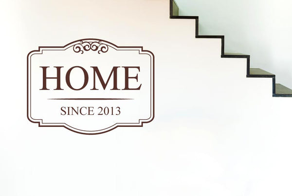 Personalised Home Classic Sign Wall Sticker