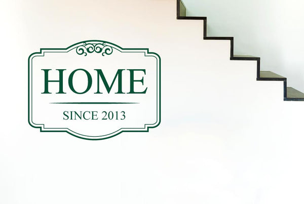 Personalised Home Classic Sign Wall Sticker