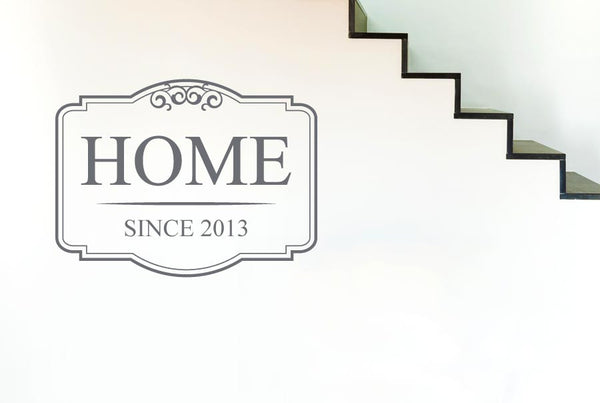 Personalised Home Classic Sign Wall Sticker
