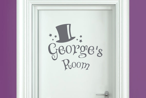 Personalised Magic Kids Door Room Sticker