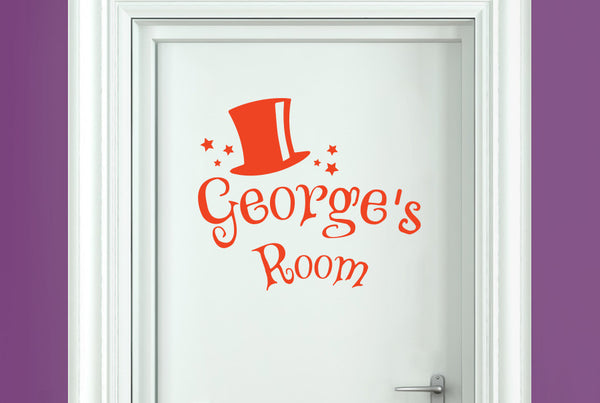 Personalised Magic Kids Door Room Sticker