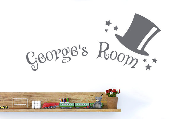 Personalised Magic Kids Room Sign Wall Sticker