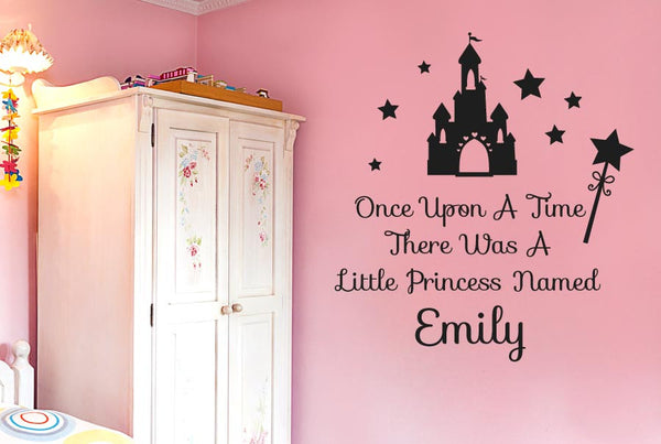 Personalised Once Upon A Time Wall Sticker