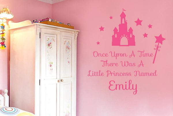 Personalised Once Upon A Time Wall Sticker