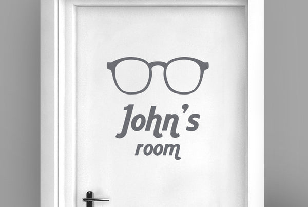 Personalised Study Point Door Room Sticker