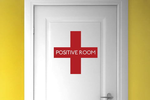 Positive Room Door Room Sticker