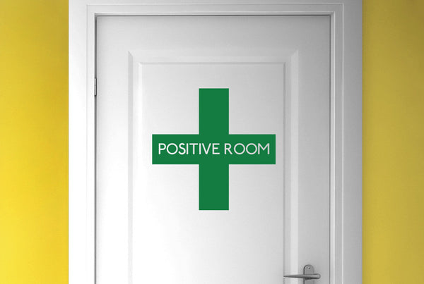 Positive Room Door Room Sticker
