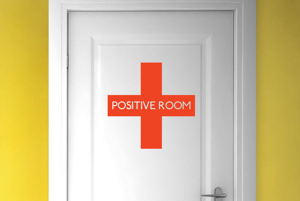 Positive Room Door Room Sticker
