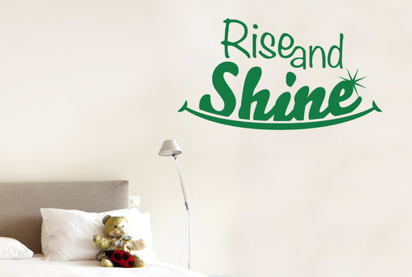Rise And Shine Smile Wall Sticker