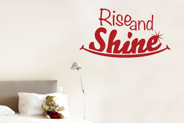 Rise And Shine Smile Wall Sticker