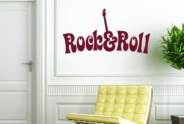 Rock And Roll Wall Sticker