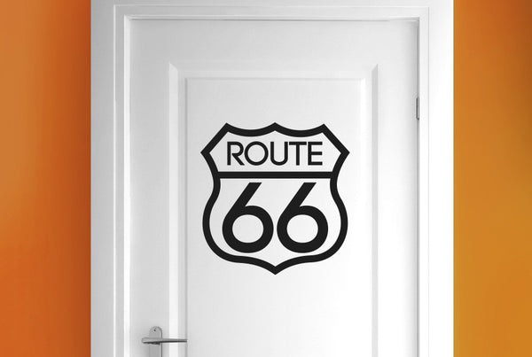 Route 66 Door Room Sticker
