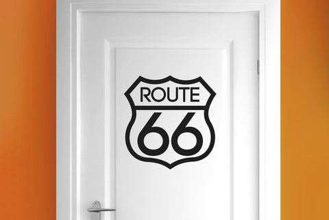 Route 66 Door Room Sticker