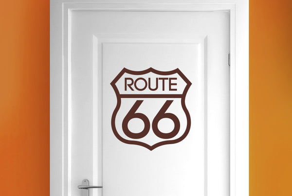 Route 66 Door Room Sticker