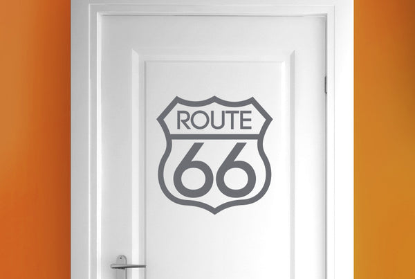 Route 66 Door Room Sticker