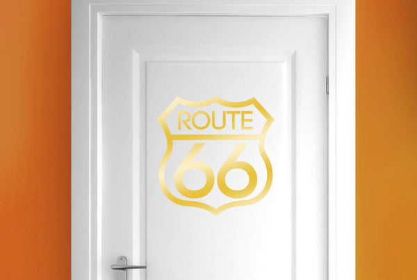 Route 66 Door Room Sticker