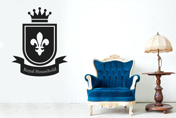 Royal Household Home Sign Wall Sticker