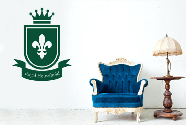 Royal Household Home Sign Wall Sticker