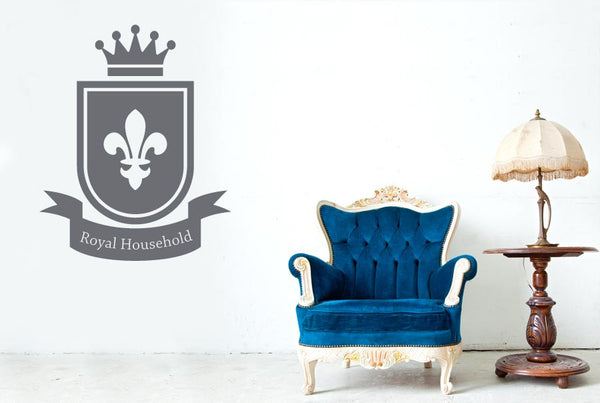 Royal Household Home Sign Wall Sticker