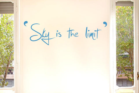 Sky Is The Limit Wall Sticker
