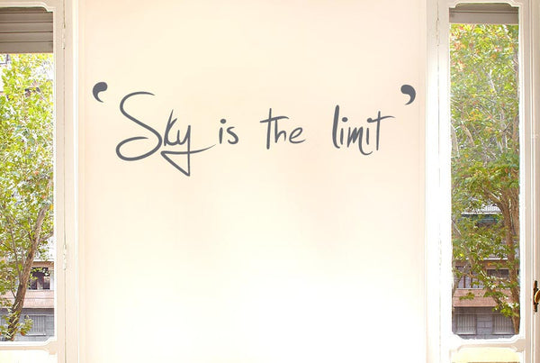 Sky Is The Limit Wall Sticker