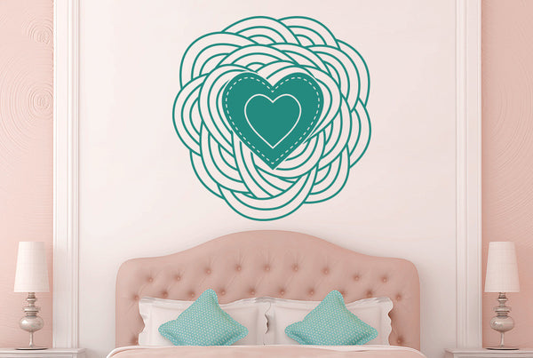 Spiral Heart Wall Sticker