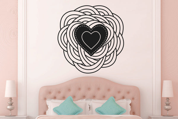 Spiral Heart Wall Sticker