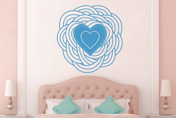 Spiral Heart Wall Sticker