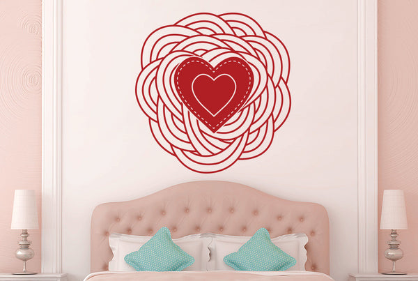 Spiral Heart Wall Sticker
