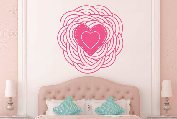 Spiral Heart Wall Sticker