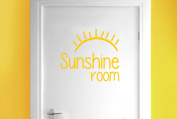 Sunshine Room Door Room Sticker