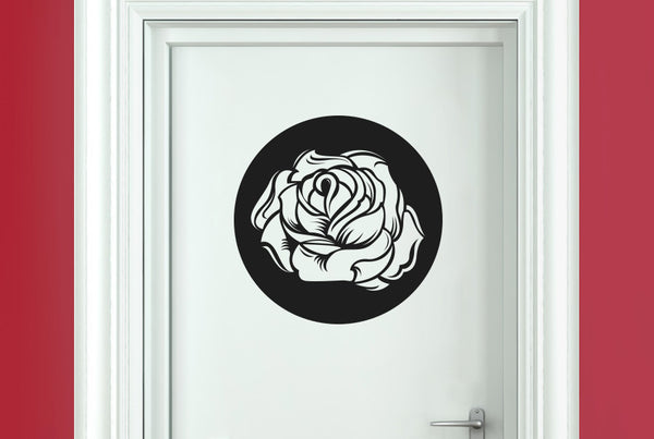 Sweet Rose Door Room Sticker