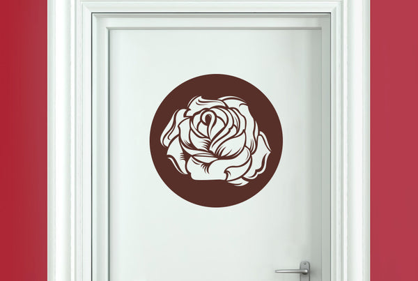 Sweet Rose Door Room Sticker