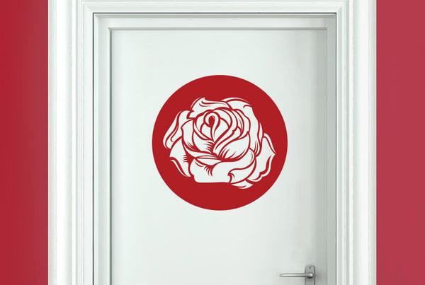 Sweet Rose Door Room Sticker