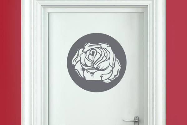 Sweet Rose Door Room Sticker