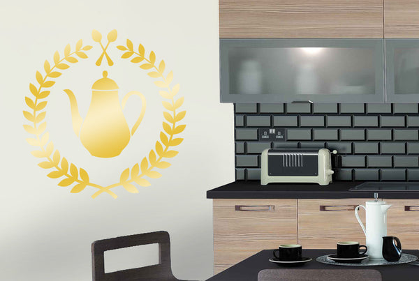 Tea Badge Wall Sticker