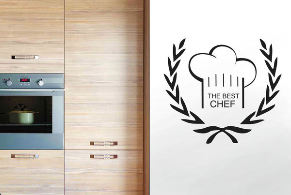 The Best Chef Wall Sticker