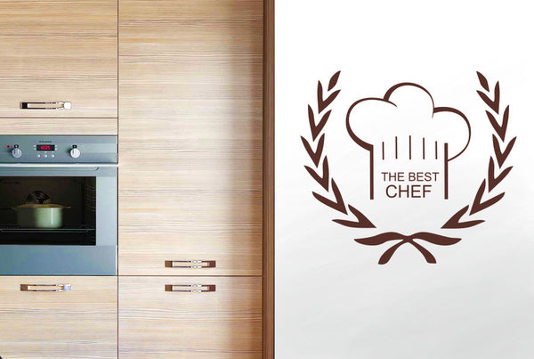 The Best Chef Wall Sticker