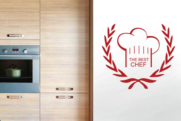 The Best Chef Wall Sticker