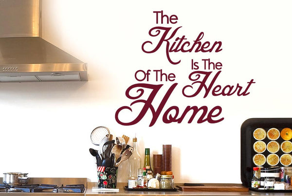 The Kitchen Is The Heart Of The Home Wall Sticker