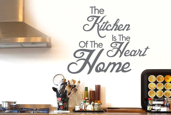 The Kitchen Is The Heart Of The Home Wall Sticker