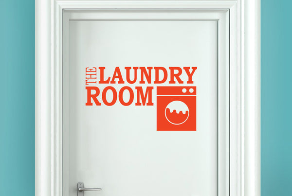 The Laundry Room Door Room Sticker