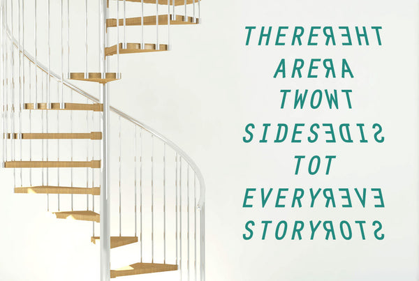 There Are Two Side To Every Story Wall Sticker