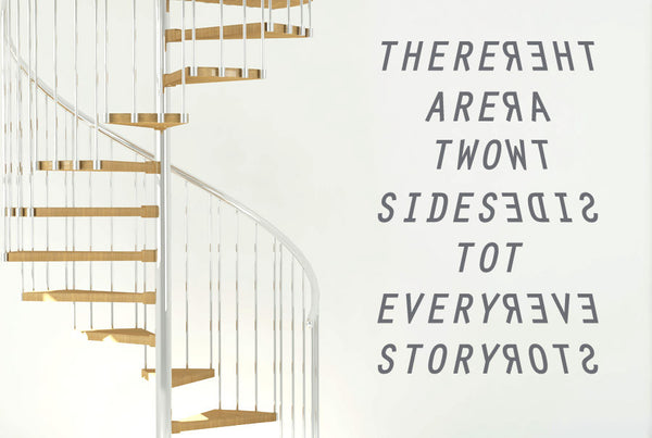 There Are Two Side To Every Story Wall Sticker