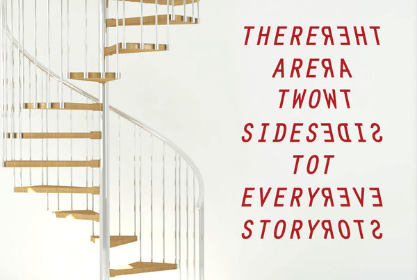 There Are Two Side To Every Story Wall Sticker