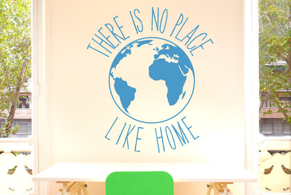 There Is No Place Like Home Earth Wall Sticker