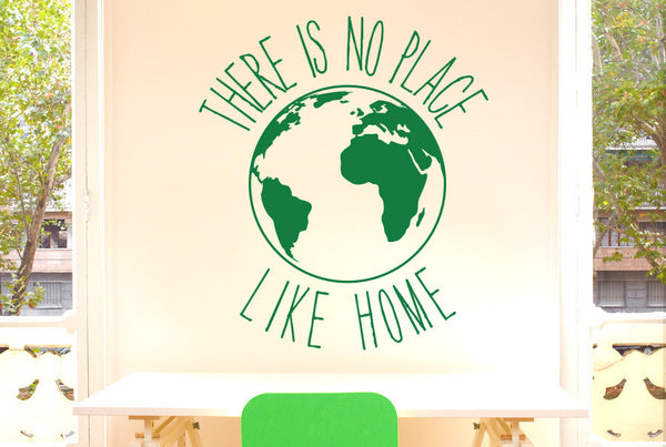 There Is No Place Like Home Earth Wall Sticker